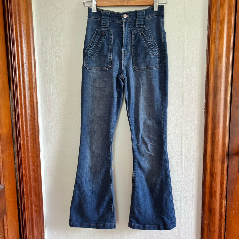 Altar’d State flare jeans medium wash
